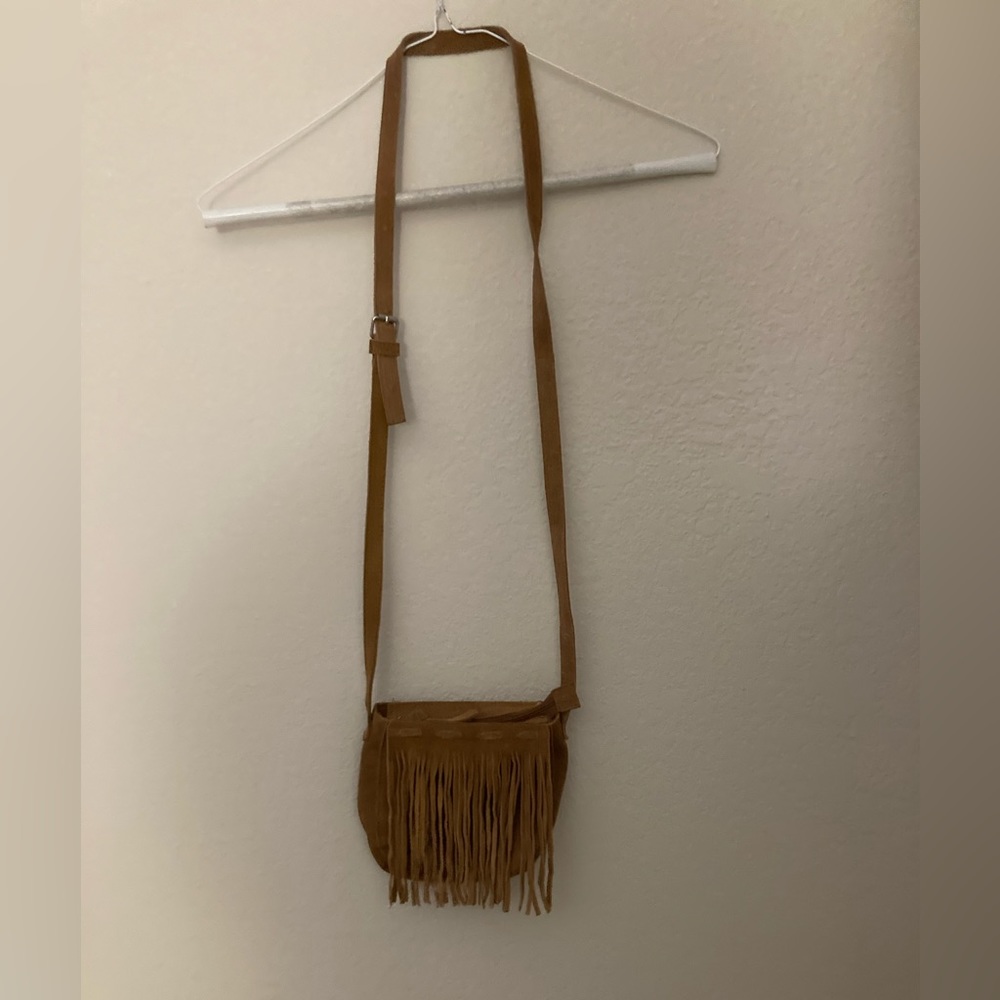 Zara girls faux suede purse. Great condition. Worn only a handful of times.